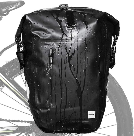 Rhinowalk Bike Bag Waterproof Bike Pannier Bag,(for Bicycle Cargo Rack Saddle Bag Shoulder Bag Laptop Pannier Rack Bicycle Bag Professional Cycling Accessories)
