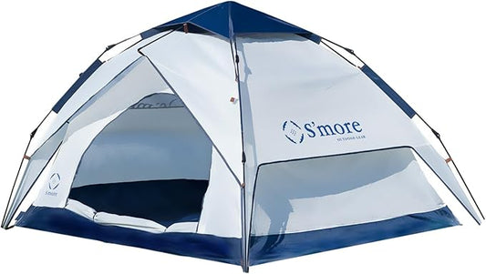 S'more Emergency Tent Shelter, Survival Tent for 2 Person, Lightweight and Portable Sun Shade Shelter, UFP 30+ Waterproof and Windproof Tent for Camping, Hiking, Backpacking and Outdoor Activities