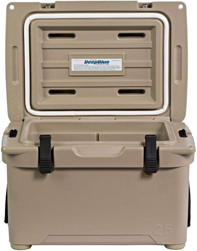 ENGEL 25 High Performance 5.28 Gallon 24 Can High Performance Durable Rotationally Molded Ice Cooler for Camping, Hunting, and Fishing
