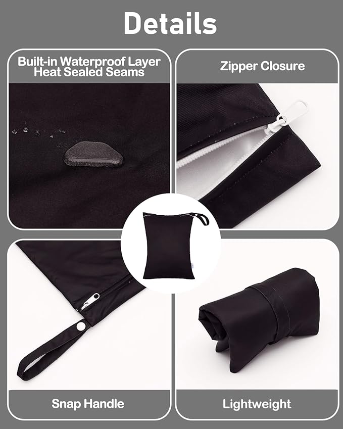 babygoal Waterproof Dry Bag and Wet Bag, Roll Top Waterproof 2L Backpack Sack for Travel,Swimming,Kayaking, Beach, Rafting, Boating, Hiking, Camping and Fishing 2WLL06-B