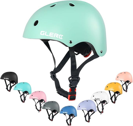 Glerc Warrior Kids Bike Helmet, Adjustable Toddler Helmet for Age 3-16 Years Boys Girls, Sport Helmet for Skateboard Scooter Skating Skiing Climbing & Lightweight, Multiple Colors