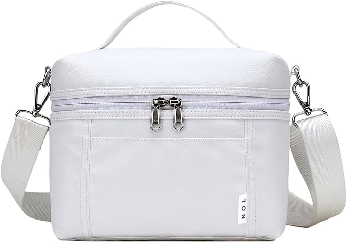 NOL Natural Organic Lifestyle Insulated Lunch Bags for Women Cooler Bag Lightweight Nylon Waterproof Lunch Box For Work