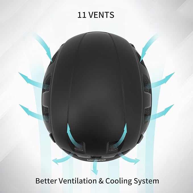 NewDoar Climbing Helmet EN 12492 Certified Half Dome Helmet Ultralight Design with 11 Ventilation Ports & Headlamp Clips for Rock/Ice Climbing, Caving, Rescue Adjustable 57-62cm (Men/Women)