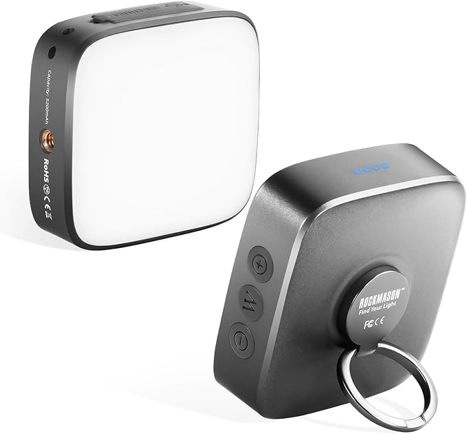 RM-F5 LED Camping Lantern Rechargeable, 5200mAh Power Bank, Outdoor Flashlight, Magnetic Base Multi-Purposes Camping Light for Hurricane Emergency, Camping, Hiking and Power Outage (Grey)