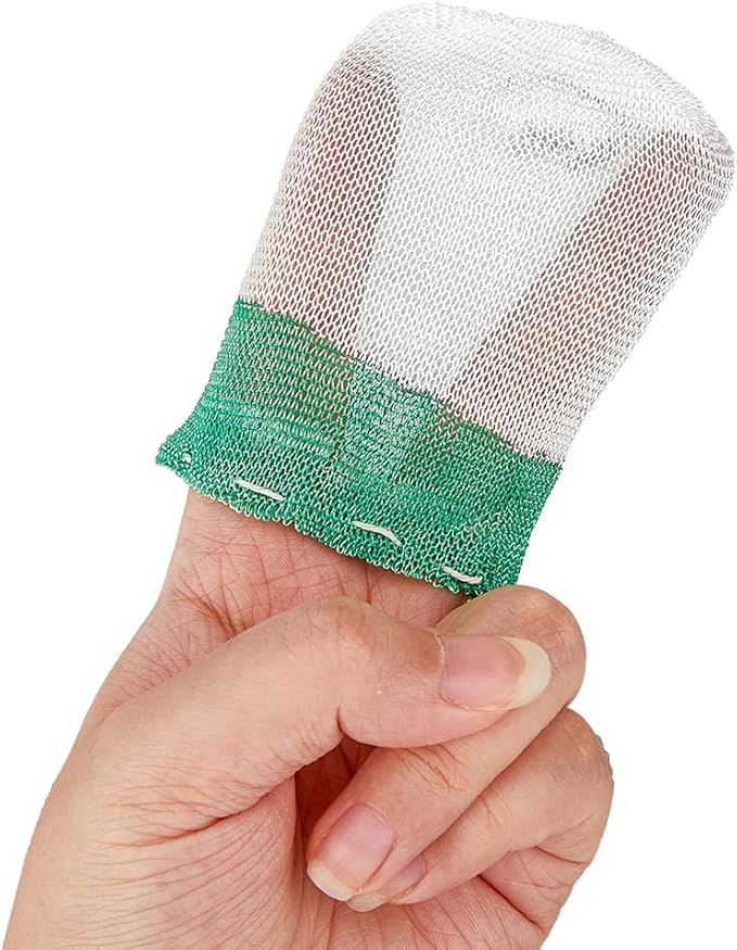 SUPERFINDINGS 60pcs U-Shaped Camping Lantern Mantles, Thorium-Free Rayon, Green, Suitable for Propane Lanterns, Outdoor Use