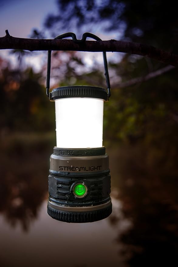 Streamlight 44931 Siege 540-Lumen Compact D Alkaline Outdoor Hand Lantern/Flashlight Combo, Coyote