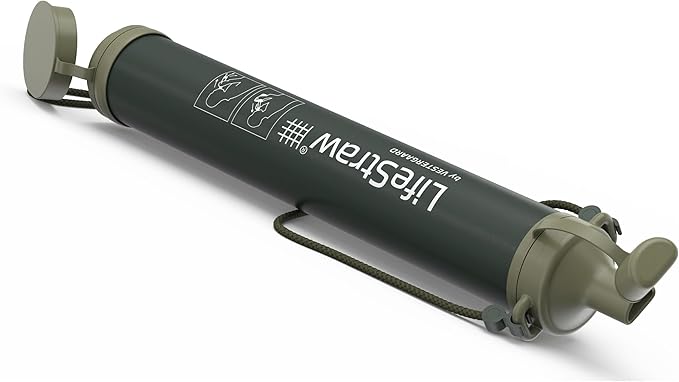 LifeStraw Personal Water Filter for Hiking, Camping, Travel, and Emergency Preparedness