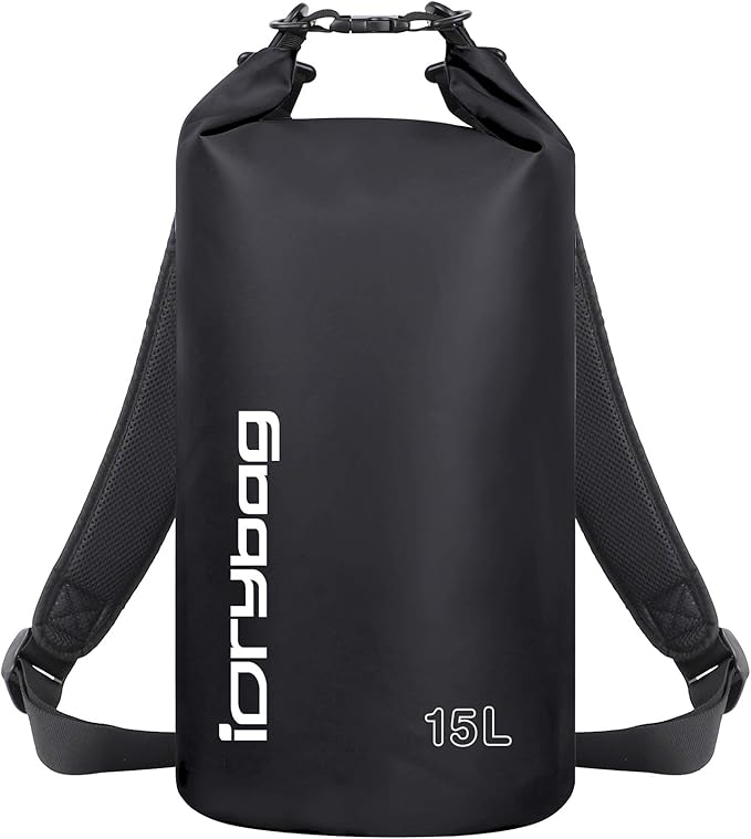 IDRYBAG Dry Bags for Kayaking Waterproof 2L/5L/10L/15L/20L, Small Dry Bag Waterproof Floating, Dry Sack Waterproof Bag for Paddleboarding Travel