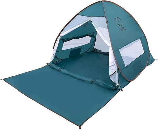S'more Emergency Tent Shelter, Survival Tent for 2 Person, Lightweight and Portable Sun Shade Shelter, UFP 30+ Waterproof and Windproof Tent for Camping, Hiking, Backpacking and Outdoor Activities