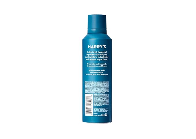 Harry's Travel Shaving Kit for Men - Toiletry Bag, Razor, Foaming Shave Gel, and Blade Cover - TSA Friendly Shave Kit