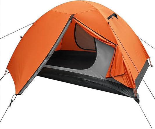 WILDROOTS Backpacking Tent, Mountain Hiking Tent for 2 Person, 4 Season Lightweight Camping Tent
