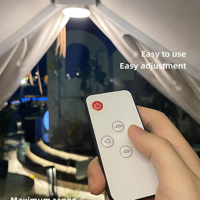 Multifuntional Rechargeable Camping Lantern,Magnetic Flashlight Power Bank for Power Outages,Portable LED Tent Light,Waterproof Emergency Light for Camping Hiking Tent Storms(Green)