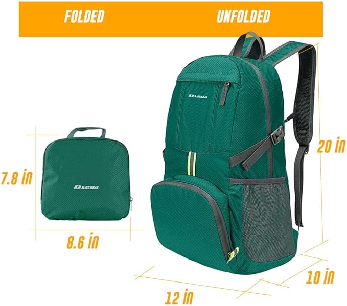 35L Lightweight Packable Backpack Waterproof Durable Hiking Travel Backpack Daypack