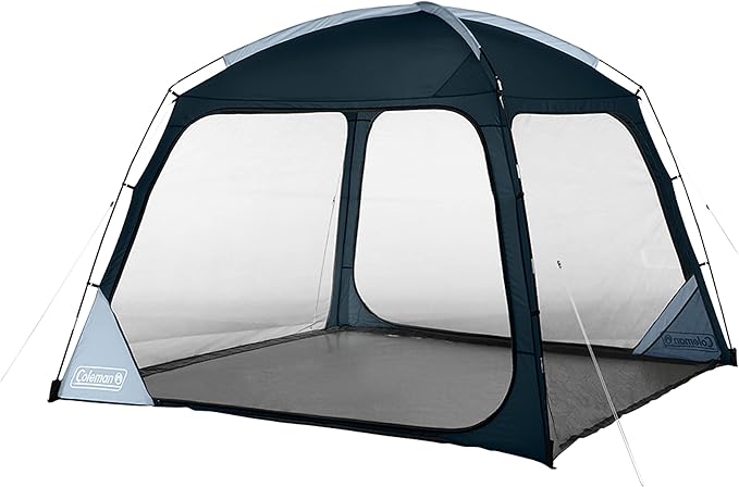 Coleman Skyshade Screen Dome Canopy Tent, 8x8/10x10ft Portable Screen Shelter with Easy Setup for Bug-Free Lounging, Great for Beach, Yard, Picnic, Park, Camping, & More