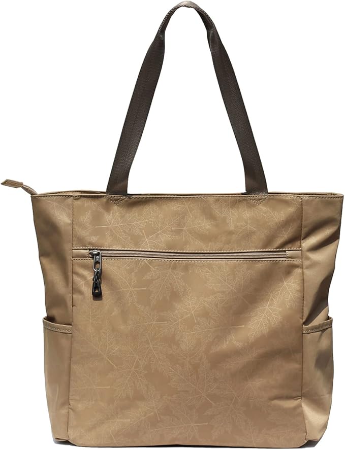 ESVAN Original Floral Water Resistant Large Tote Bag Shoulder Bag for Gym Beach Travel Daily Bags Upgraded