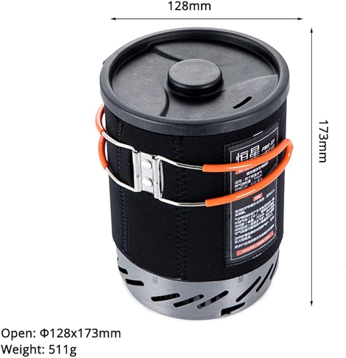 Fire-Maple "Fixed Star 1" Backpacking and Camping Stove System | Outdoor Propane Cooking Gear | Portable Pot/Jet Burner Set | Ideal for Hiking, Trekking, Fishing, Hunting Trips and Emergency Use