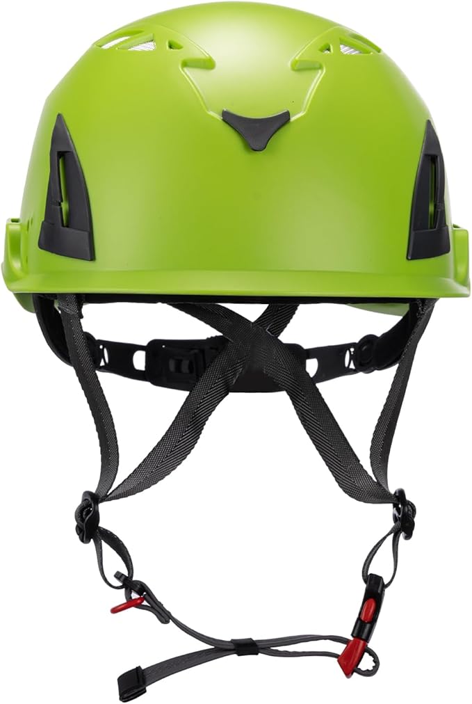Land Helmets ClimbPro Helmet EN 12492 Vented for Rock Climbing – Durable, Lightweight Shell, Adjustable Chin Strap, Perfect for Outdoor Adventure with Universal Accessory Slots