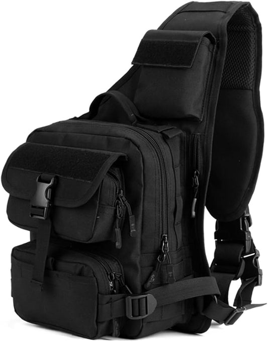 HUNTVP Tactical Military Sling Pack Chest Daypack Molle Backpack Shoulder Bag