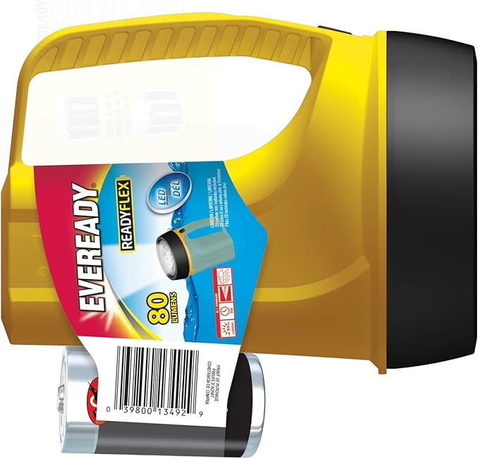 Eveready LED Floating Lantern Flashlight, Battery Powered LED Lanterns for Hurricane Supplies, Survival Kits, Camping Accessories, Power Outages, Batteries Included