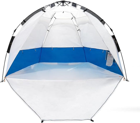 Beach Tent Pop Up Shade, Instant Beach Tents Sun Shelter with UPF 50+ UV Protection, Lightweight & Easy Setup Tent 2-6 Person