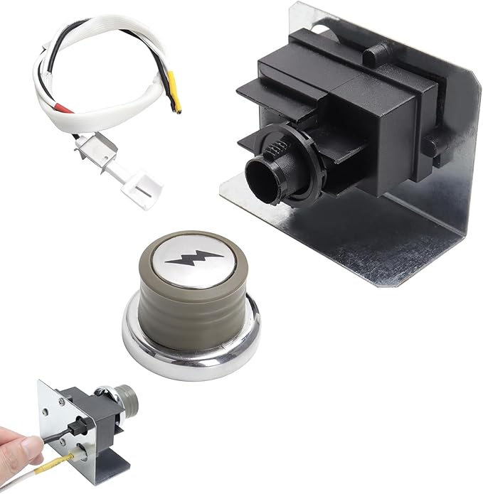 SafBbcue 67847 Grill Igniter Kit for Weber Genesis 300 Series Grills (with Side Control) for Weber Genesis Igniter E-310 Ep-310 Cep-310 Esp-310 E-320 Ep-320 Cep-320 Esp-320 (2007-2010) Side Control