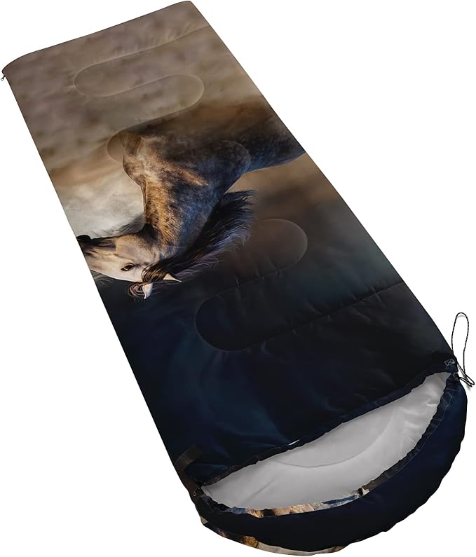 QOOMO Camping Sleeping Bags,3 Season Warm & Cool Weather,Lightweight,Waterproof Sleeping Bags for Adults & Kids,Traveling,and Outdoors,Camping Gear Equipment