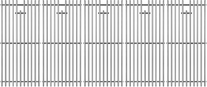 16517 Stainless Steel 5 Cooking Grates Replacement Parts for Bull Angus 40" Grill 57568 57569 57568CE 57568AGA 57569CE Brahma Lion Premium L90000 57569CE 57569CE Gas Grill 19-1/4"