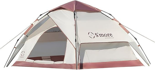 S'more Emergency Tent Shelter, Survival Tent for 2 Person, Lightweight and Portable Sun Shade Shelter, UFP 30+ Waterproof and Windproof Tent for Camping, Hiking, Backpacking and Outdoor Activities