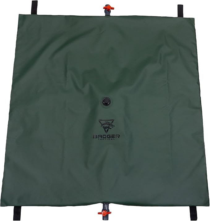 130 Gallon Water Bladder/Food Grade/Water Tank-Includes Brass Fittings for Quick Garden Hose Connection-Emergency Water Storage/Camping Gear/Survival Kit