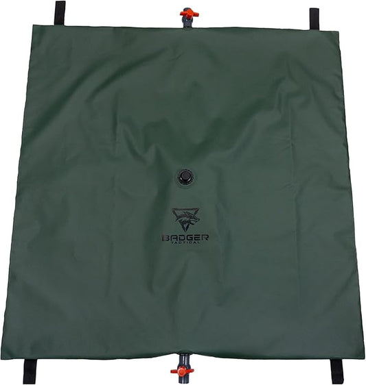 130 Gallon Water Bladder/Food Grade/Water Tank-Includes Brass Fittings for Quick Garden Hose Connection-Emergency Water Storage/Camping Gear/Survival Kit