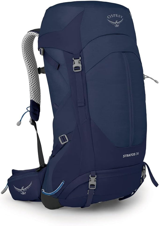 Osprey Stratos 36L Men's Hiking Backpack, Cetacean Blue