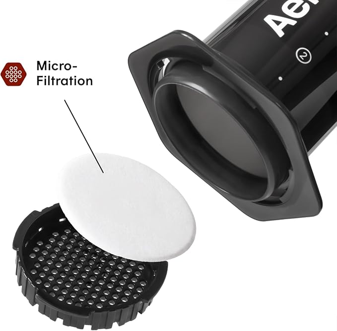 AeroPress Original XL Coffee Press, All-in-One Large French Press, Pour-Over & Espresso Style Manual Brewer, 2 Min Brew for Less Bitterness, More Flavor, Portable Coffee Maker, Travel & Camping