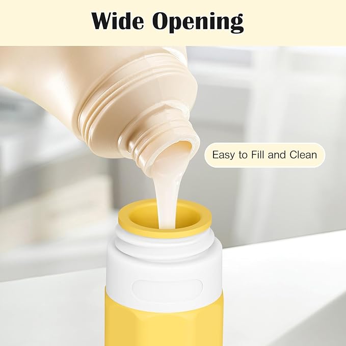 Redfly 17PCS Travel Bottles for Toiletries, TSA Approved Travel Size Containers,Silicone Leak Proof Containers Kit for Toiletries, Shampoo, Conditioner, Lotion & Creams Colorful