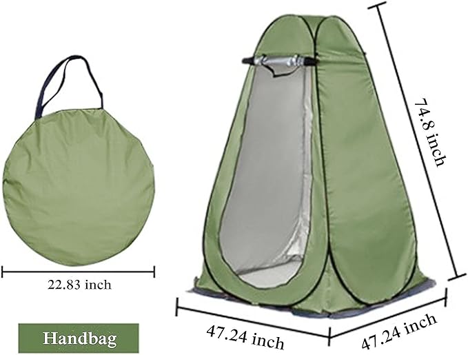 Portable pop-up Privacy Tent is Suitable for Outdoor Shower, Dressing Room, Sunshade and Camping Toilet