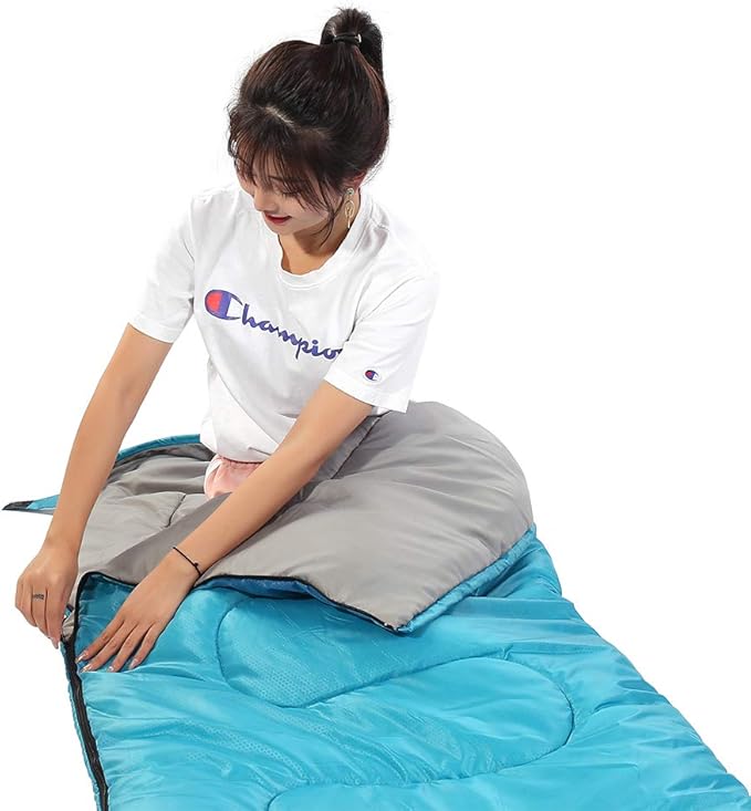 SWTMERRY Sleeping Bag 3 Seasons (Summer, Spring, Fall) Warm & Cool Weather - Lightweight,Waterproof Indoor & Outdoor Use for Kids, Teens & Adults for Hiking and Camping