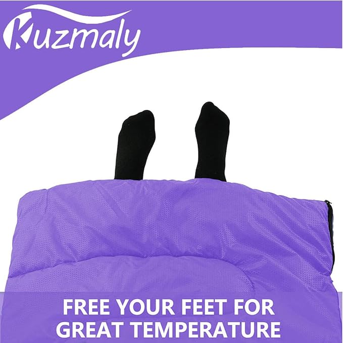 Camping Sleeping Bag 3 Seasons Lightweight &Waterproof with Compression Sack Camping Sleeping Bag Indoor & Outdoor for Adults & Kids