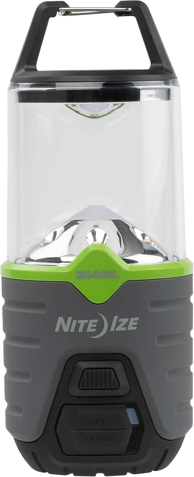 Nite Ize Radiant 314 Rechargeable LED Lantern - Weather & Impact Resistant Light with Power Bank - Rechargeable Lantern for Camping & Hiking Gear