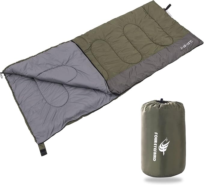 Envelope Sleeping Bag, Three Seasons Constant Temperature Sleeping Bag, Suitable for All Ages, Indoor Hotel Accommodation or Outdoor Travel…