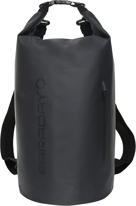 Waterproof Faraday Dry Bag - Sling Pack - Fast, Easy Access for Device Shielding - Protect Data and Devices from Hacking, Tracking, EMP… (20L)