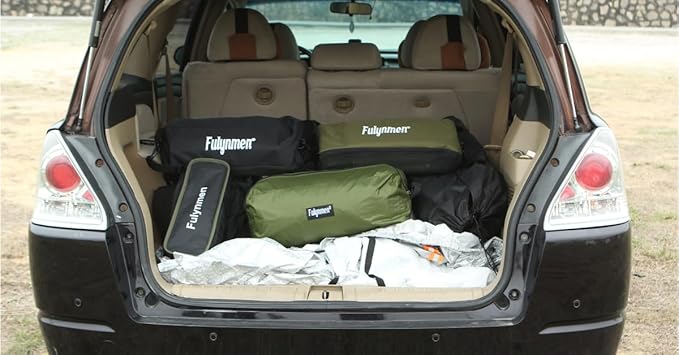 SUV Tailgate Tent - Car Awning with Mosquito Net, Ventilation & Airflow Design - 9.5FT X 6.5FT X 6.5FT (LxWxH) Army Green