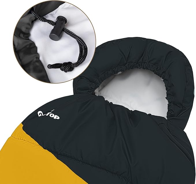 GEERTOP Backpacking Sleeping Bag for Camping, Lightweight Sleeping Bags for Adults Kids Summer Warm Cold Weather Hiking Travel