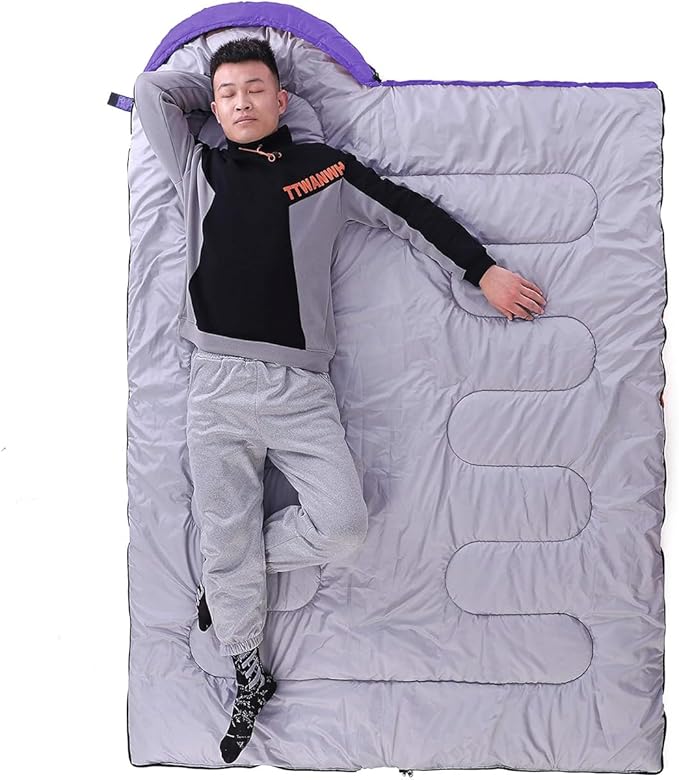 Camping Sleeping Bag 3 Seasons Lightweight &Waterproof with Compression Sack Camping Sleeping Bag Indoor & Outdoor for Adults & Kids