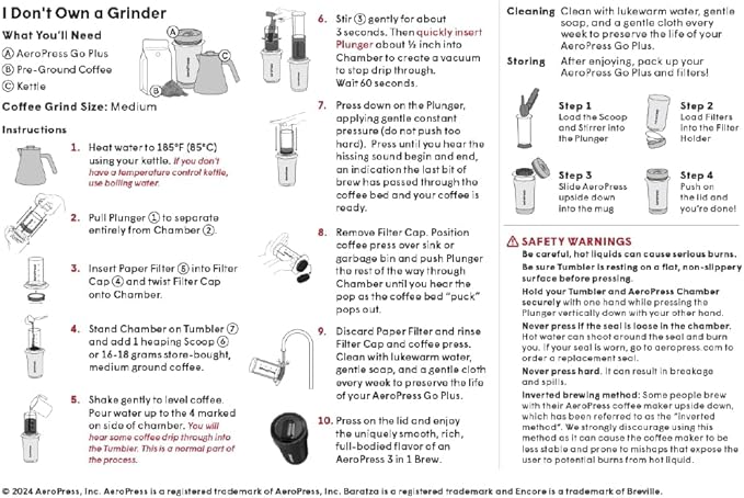 AeroPress Travel Coffee Press Kit - 3 in 1 brew method combines French Press, Pourover, Espresso - Full bodied coffee without grit or bitterness (Pink, Go Plus)