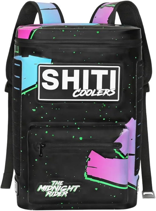 SHITI Coolers Cooler Backpack for Camping, Travel, Beach, Soft Lunch Box for Food, Drinks & Ice, Portable, Waterproof 24 Hr Insulated Bag with Shoulder Straps, Customizable