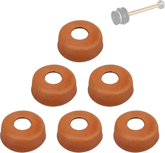 Lantern Accessories - 6 Pcs Leather Pump Cups for Coleman Gas Lantern 220 200 242 425 413 236 237 Models (216-5091) - Compatible with Coleman Gas Lanterns and Stove