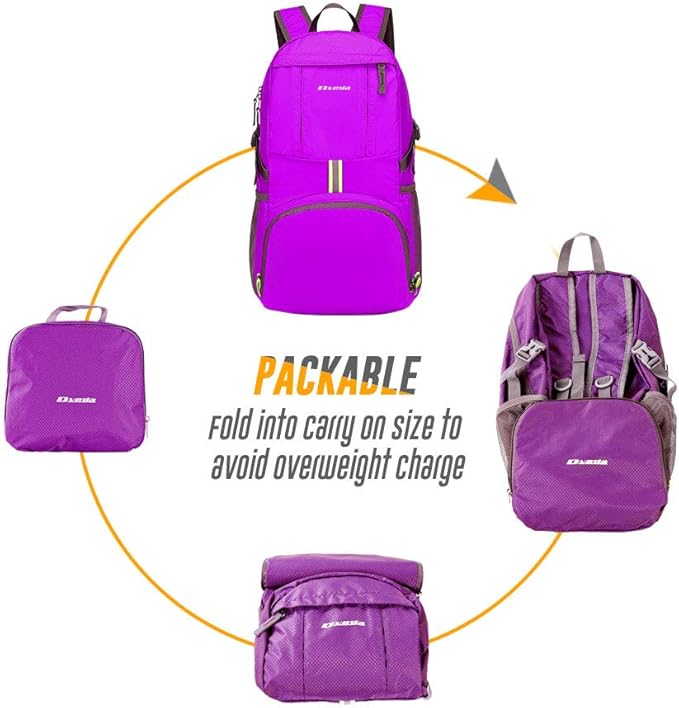 35L Lightweight Packable Backpack Waterproof Durable Hiking Travel Backpack Daypack