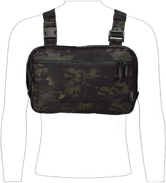EMERSONGEAR Chest Pack Recon Kit Bag,Multi-Function Tool Pouch,Molle Vest Pouch Chest Bag for Men Tactical
