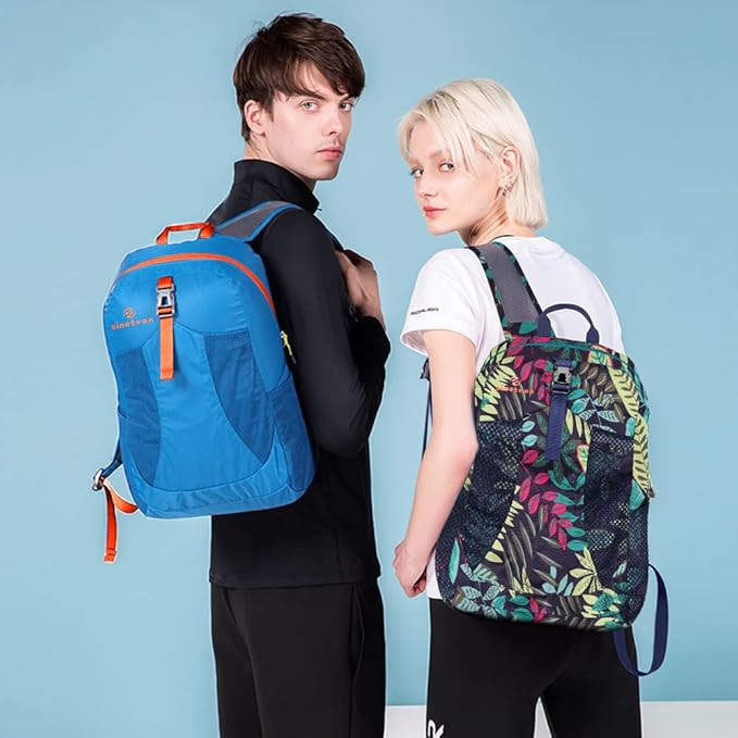 sinotron 22L Lightweight Packable Hiking Backpack, Small Hiking Backpack Day Pack for Women Men Travel Camping Vacation