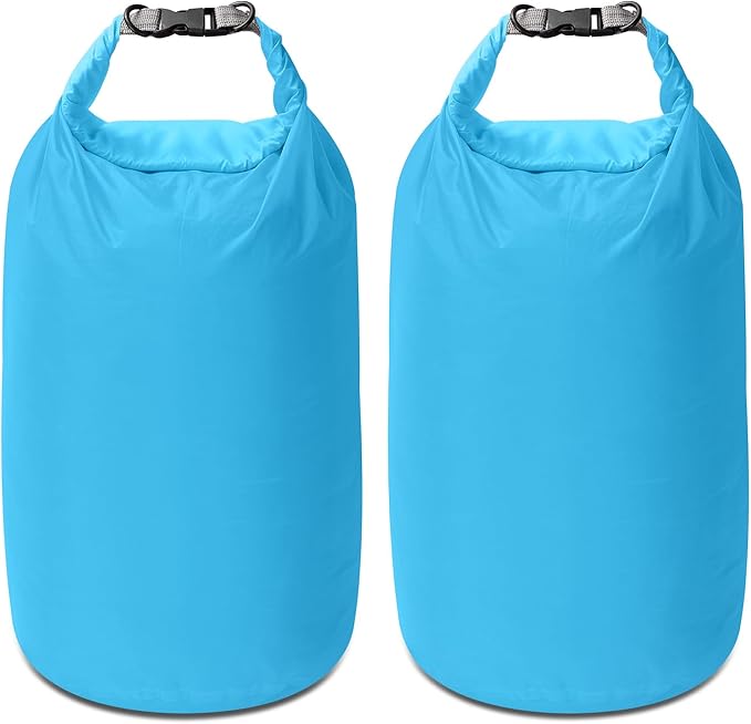 Dry Bag Set, Waterproof Small Lightweight Dry Bags for Paddle Board Kayaking, Fishing, Camping (Blue, 70L 2Pack)