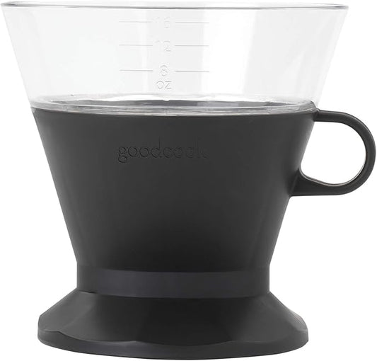 Goodcook Koffe BPA-Free Plastic Auto-Drip Pour Over Coffee Maker with #2 Paper Filters